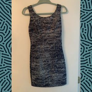 Sparkly dark blue dress!